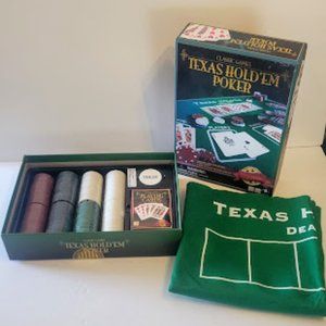 Texas Hold'em Poker Set New in Box, Never Opened